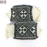 جوراب پشمی مردانه دستبافت سنتی کردستان کد 108 سایز 42-43
